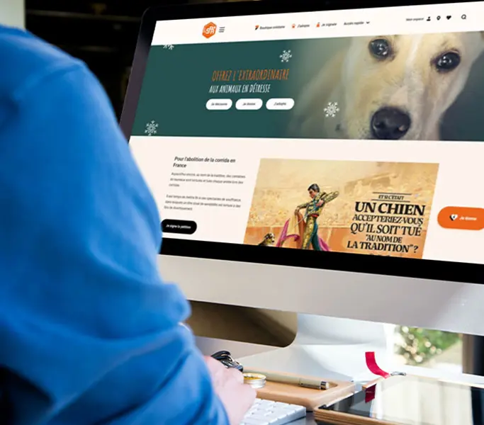 Accompagnement de La SPA pour la refonte de son site Internet officiel.