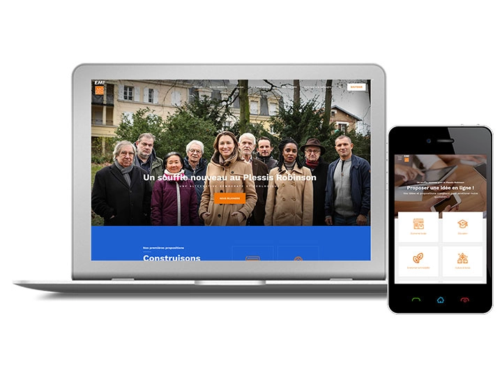 Elue au Conseil Municipal du Plessis-Robinson, le site de campagne de Christelle Carcone est toujours actif