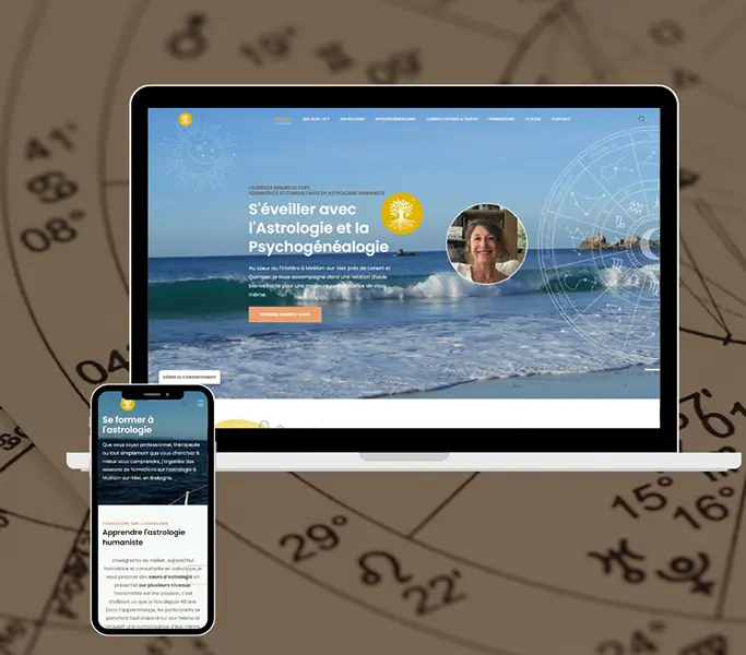 Refonte site web sur l'astrologie trangénérationnelle