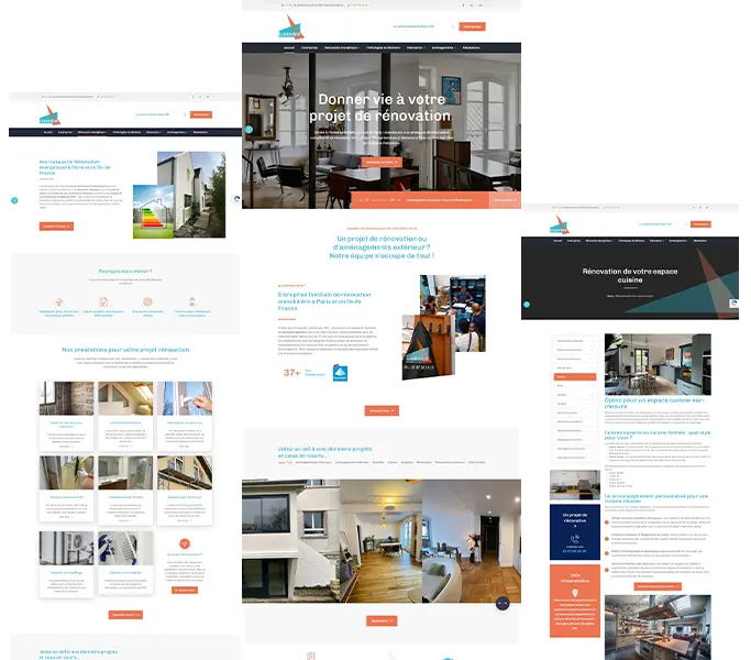 Template du site web de Lisandre